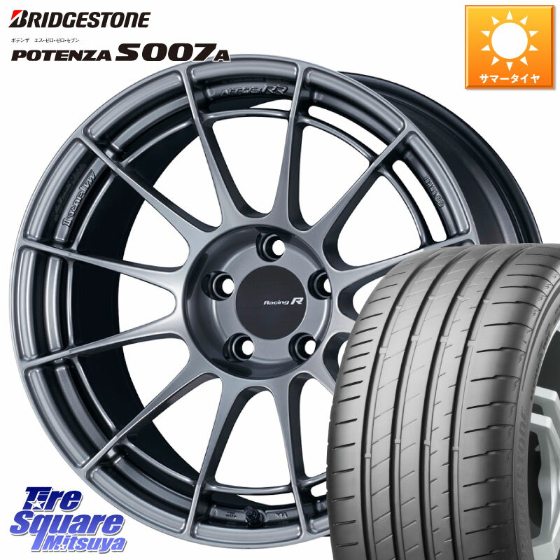 ENKEI エンケイ Racing Revolution NT03RR ホイール 18 X 8.0J(BMW F40) +45 5穴 112 ブリヂストン POTENZA ポテンザ S007A 【正規品】 サマータイヤ 225/40R18 BMW 1シリーズ F40