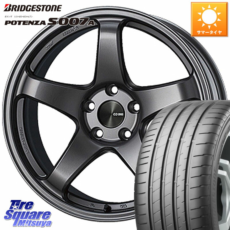 ENKEI エンケイ PerformanceLine PF05 DS 18インチ 18 X 8.0J(MINI F54) +50 5穴 112 ブリヂストン POTENZA ポテンザ S007A 【正規品】 サマータイヤ 225/40R18 MINI ミニ クラブマン F54