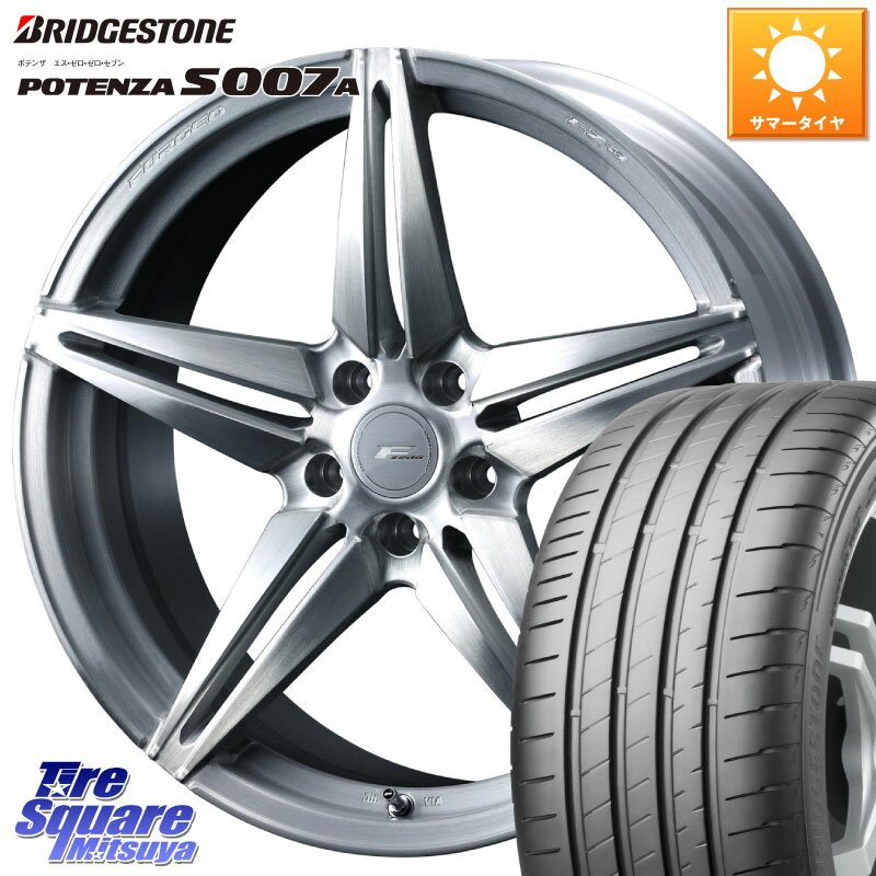 WEDS F ZERO FZ-3 FZ3 鍛造 FORGED ホイール20インチ 20 X 8.5J +48 5穴 114.3 ブリヂストン POTENZA ポテンザ S007A 【正規品】 サマータイヤ 245/40R20 SL系フォレスター