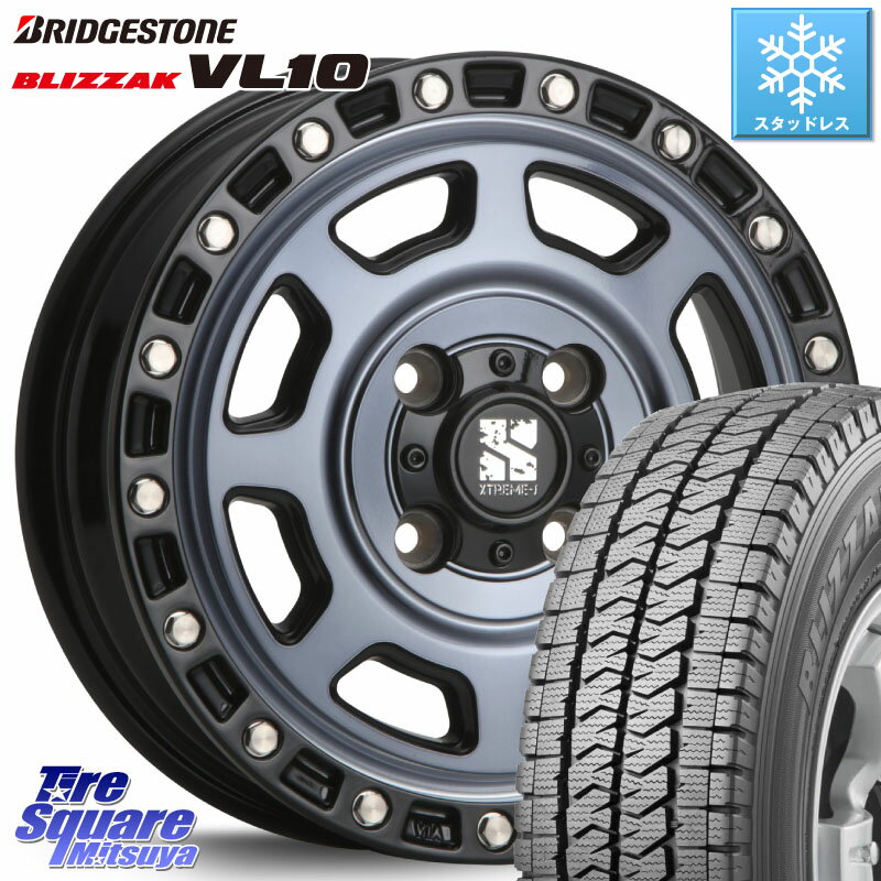 ブリヂストン BLIZZAK VL10 2025年製 在庫● ブリザック スタッドレス ミツヤ 145/80R12 80*78 MLJ XJ07 XTREME-J 4H IND エクストリームJ 12インチ 12 X 4.0J +42 4穴 100 N-VAN(JJ1/2) アトレー・ハイゼット