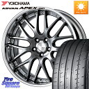 WORK Lanvec LM1 GTK O Disk 18インチ 2ピース 18 X 8.5J +50 5穴 114.3 YOKOHAMA R5460 ヨコハマ ADVAN APEX V601 245/40R18 WRX S4(VBH)(2)