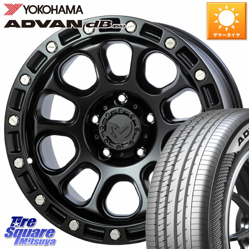 MKW M204 ブラックキャット 在庫● 17インチ ★サマーセール★ 17 X 8.0J +38 5穴 114.3 YOKOHAMA R9085 ADVAN dB V553 ヨコハマ 225/50R17