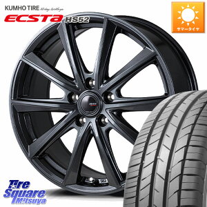 Japan三陽 ZACK Sport-FT 平座仕様(レクサス・トヨタ専用) ホイール 16インチ 16 X 6.5J +38 5穴 114.3 KUMHO ECSTA HS52 エクスタ サマータイヤ 205/55R16 GRヤリスRSノーマルキャリパー