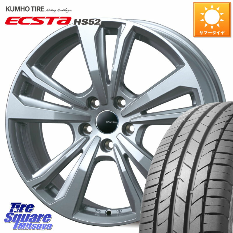 TARGA 【欠品次回11月中旬予定】smartline365 16 X 6.5J(VW POLO AW) +45 5穴 100 KUMHO ECSTA HS52 エクスタ サマータイヤ 195/55R16 フォルクスワーゲン POLO ポロ(AW)
