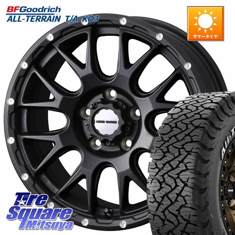 WEDS 【欠品次回11月下旬】 41129 マッドヴァンス MUD VANCE 08 BK ホイール 16インチ 16 X 7.0J +35 5穴 114.3 BF Goodrich All-Terrain T/A KO3 オールテレーン TA グッドリッチ ホワイトレター 215/70R16 デリカD:5