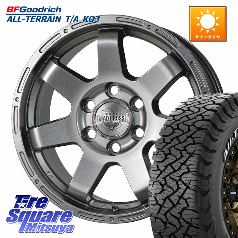 䥹ߥĥ㤨HotStuff MAD CROSS MC-76 ʿ»(쥯ȥ西 ۥ 18 ޥåɥ MC76 18 X 8.0J(M14 +52 6 139.7 BF Goodrich All-Terrain T/A KO3 ƥ졼 TA åɥå ۥ磻ȥ쥿 275/70R18פβǤʤ261,290ߤˤʤޤ