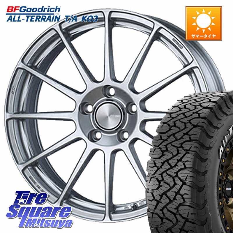 ENKEI エンケイ PerformanceLine PF03 ホイール 16 X 6.5J +38 5穴 114.3 BF Goodrich All-Terrain T/A KO3 オールテレーン TA グッドリッチ ホワイトレター 225/70R16 デリカD:5