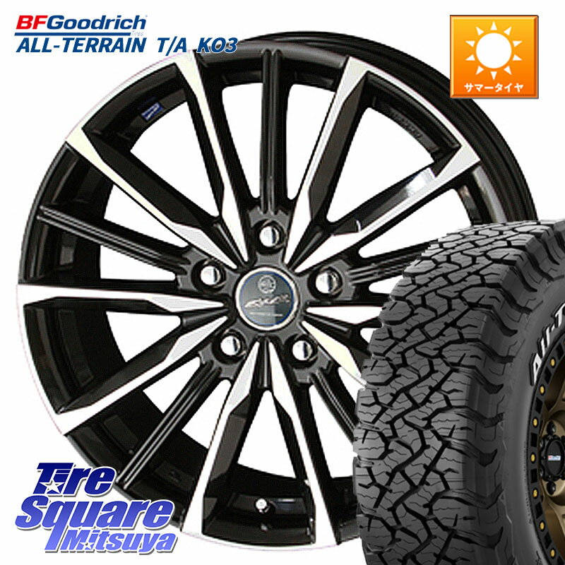KYOHO SMACK スマック ヴァルキリー ホイール 16インチ 16 X 6.5J +48 5穴 114.3 BF Goodrich All-Terrain T/A KO3 オールテレーン TA グッドリッチ ホワイトレター 225/70R16 SK系フォレスター
