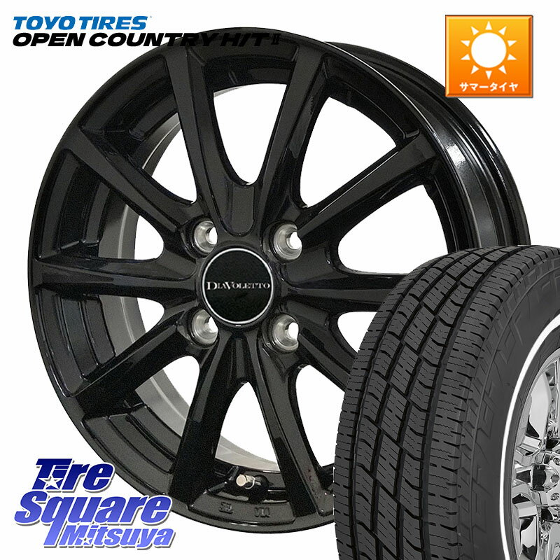 コスミック DIAVOLETTO D.TEN ホイール 15インチ 15 X 4.5J +43 4穴 100 TOYOTIRES OPENCOUNTRY HT2 H/..