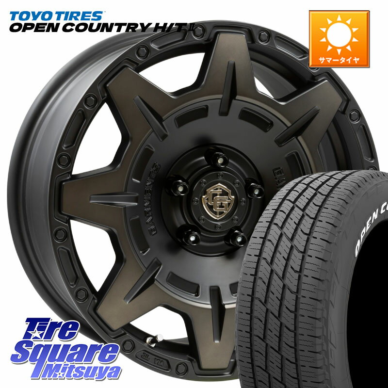 WEDS CROSS OVER GARMENTS StyleM 17インチ 17 X 7.0J +35 5穴 114.3 TOYOTIRES OPENCOUNTRY HT2 H/T2 ホワイトレター ◆ サマータイヤ オープンカントリー 225/60R17 30系アルファード 30系ヴェルファイア デリカD:5