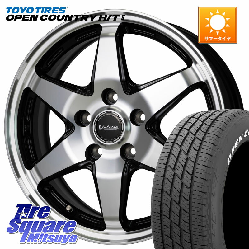 HotStuff Valette ANKRAY アンクレイ ホイール 17インチ 17 X 7.0J +40 5穴 114.3 TOYOTIRES OPENCOUNTRY HT2 H/T2 ホワイトレター ◆ サマータイヤ オープンカントリー 225/60R17 30系アルファード 30系ヴェルファイア デリカD:5 SL系フォレスター