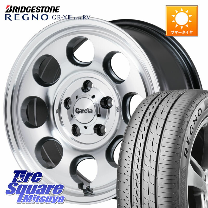 MANARAY MID Garcia Palm8 ガルシア パーム8 PO JIMNY ホイール 16インチ 16 X 5.5J +20 5穴 139.7 ブリヂストン REGNO GR-X3 TYPE RV GRX3RV GR-XIII サマータイヤ 215/65R16 ジムニー専用(要オーバーフェンダー等)