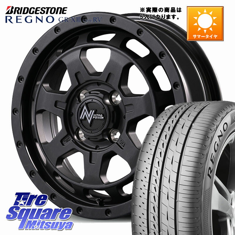 MANARAY NITRO POWER M7 PHALANX ホイール 16インチ 16 X 7.0J +40 5穴 114.3 ブリヂストン REGNO GR-X3 TYPE RV GRX3RV GR-XIII サマータイヤ 215/65R16 C-HR 30系ヴェルファイア 10系カローラクロス 20系アルファード
