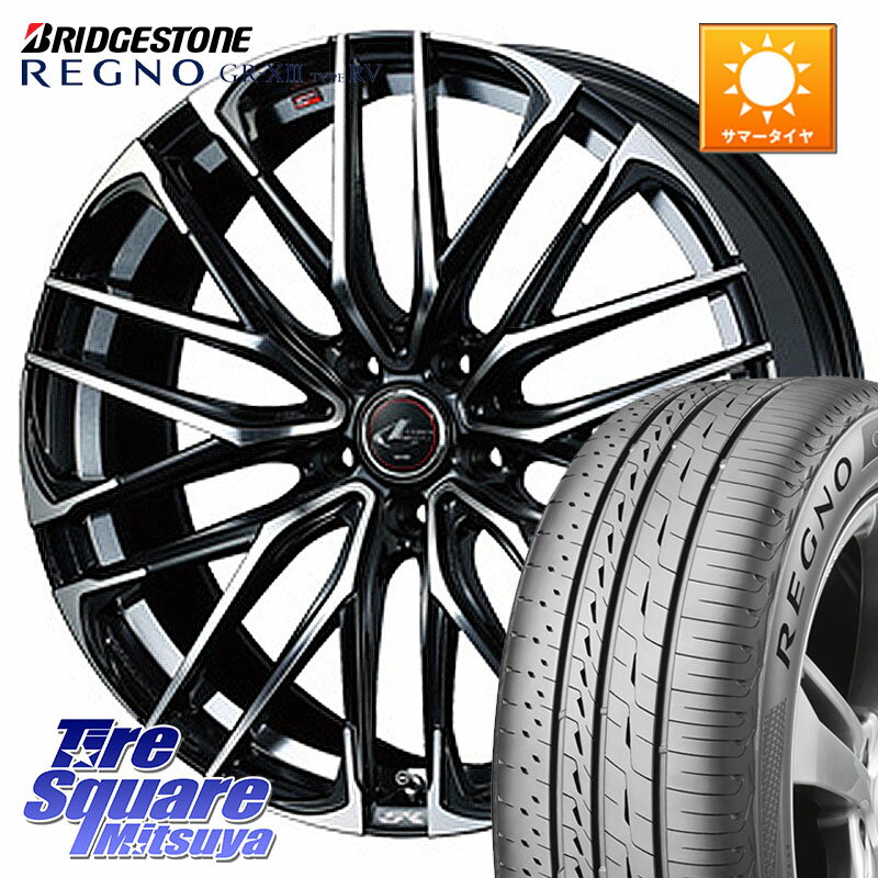 WEDS 38344 レオニス SK PBMC 5H ウェッズ Leonis ホイール 20インチ 20 X 8.5J +35 5穴 114.3 ブリヂストン REGNO GR-X3 TYPE RV GRX3RV GR-XIII サマータイヤ 245/40R20 30系アルファード 30系ヴェルファイア 20系アルファード