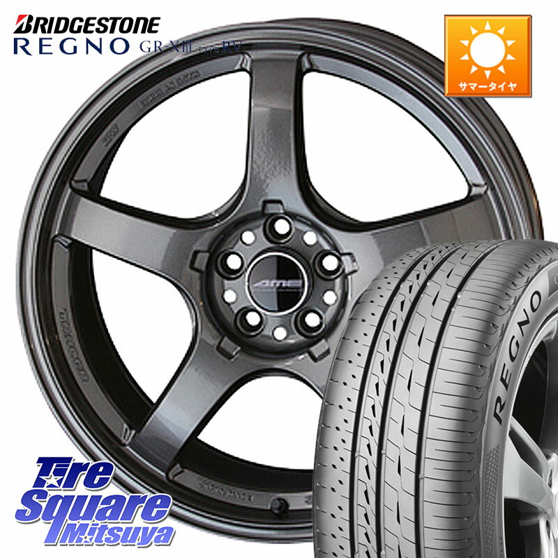 KYOHO TRACER GT-V GB ホイール 17インチ 17 X 7.5J +44 5穴 100 ブリヂストン REGNO GR-X3 TYPE RV GRX3RV GR-XIII サマータイヤ 215/50R17