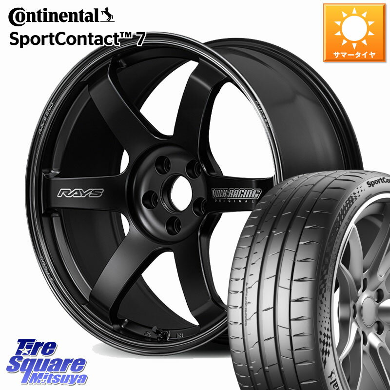 RAYS 【欠品次回2~3月】 TE37 SAGA S-plus Black Shadow LTD VOLK RACING 鍛造 ホイール 20インチ 20 X 8.5J +45 5穴 114.3 コンチネンタル Sport Contact 7 90(Y) XL 正規 245/30R20
