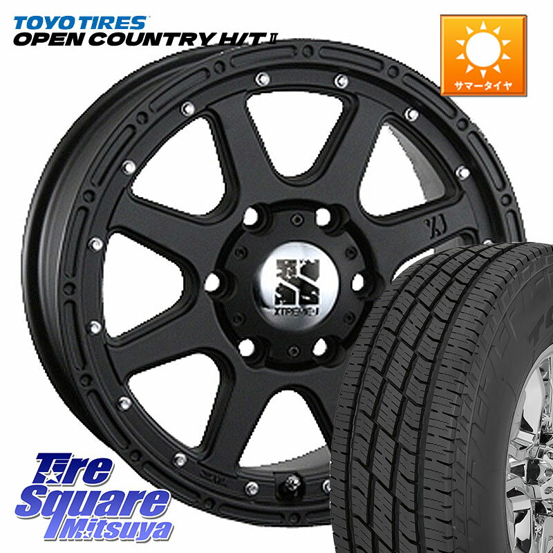MLJ XTREME-J エクストリームJ ホイール 18インチ 18 X 8.0J(US) +25 6穴 139.7 TOYOTIRES OPENCOUNTRY HT2 H/T2 サマータイヤ オープンカントリー 265/60R18