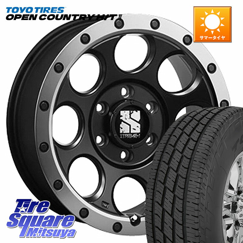 MLJ XJ03 エクストリームJ XTREME-J ホイール 18インチ 18 X 8.0J(US) +20 6穴 139.7 TOYOTIRES OPENCOUNTRY HT2 H/T2 サマータイヤ オープンカントリー 265/60R18