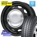DUNLOP WINTER MAXX LV01 for VAN ウィンターマックス スタッドレス ミツヤ 145/80R12 80*78 WEDS 14040 ...