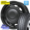 DUNLOP WINTER MAXX LV01 for VAN ウィンターマックス スタッドレス ミツヤ 145/80R12 80*78 WEDS 14041 ...