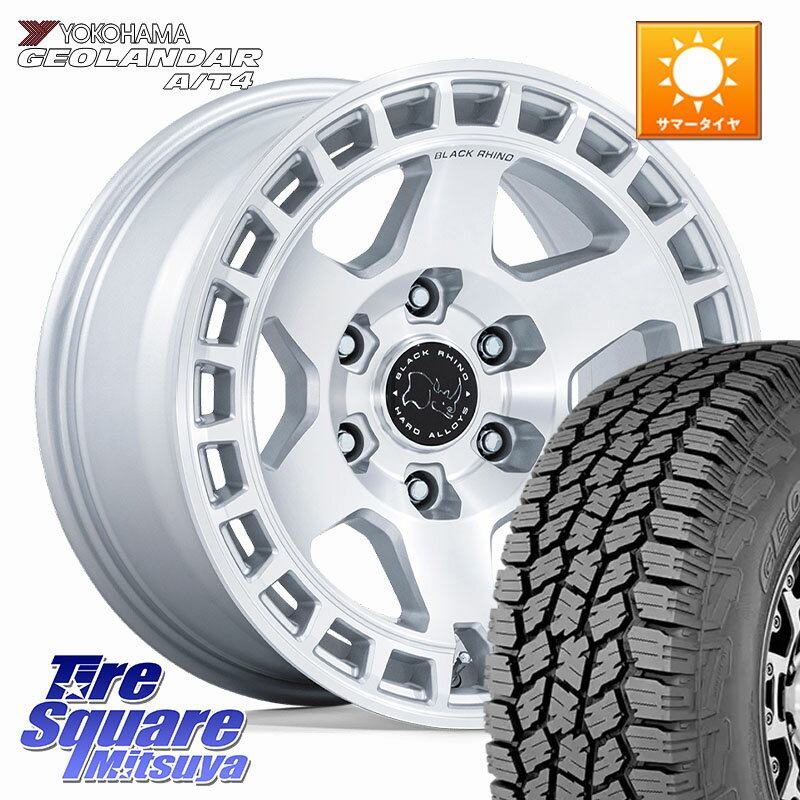 BLACK RHINO BAHARI バハリ ホイール 17インチ 17 X 8.5J +25 6穴 139.7 YOKOHAMA s0378 GEOLANDAR G018 A/T4 ヨコハマ 275/65R17