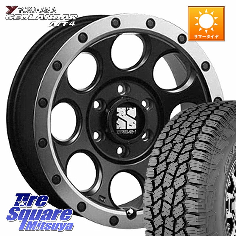 MLJ XJ03 エクストリームJ XTREME-J ホイール 18インチ 18 X 8.0J(US) +20 6穴 139.7 YOKOHAMA s0369 GEOLANDAR G018 A/T4 ヨコハマ 285/60R18