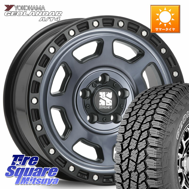 MLJ XJ07 XTREME-J 5H IND JEEP エクストリームJ 17インチ 17 X 8.0J +38 5穴 127 YOKOHAMA e5599 GEOLANDAR G018 A/T4 LT規格 アウトラインホワイトレター ヨコハマ 265/70R17 クライスラー ジープ ラングラー JK系 クライスラー ジープ ラングラー JL系