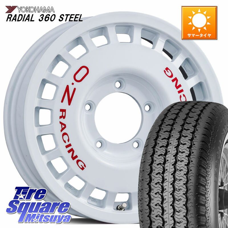OZ Rally Racing 4x4 ラリーレーシング ジムニーシエラ用 ※インセット-5 ホイール 16インチ 16 X 6.0J +0 5穴 139.7 YOKOHAMA R3032 RADIAL 360 STEEL ホワイトリボン ヨコハマ 215/65R16 ジムニー専用(要オーバーフェンダー等) ジムニ−シエラ・ノマド(カスタム)