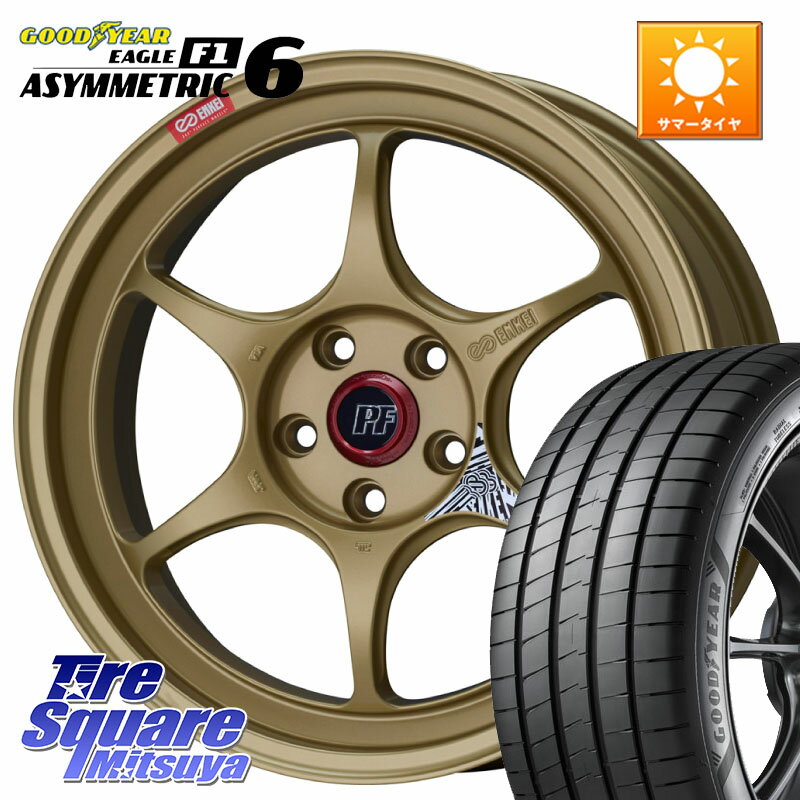 ENKEI エンケイ PerformanceLine PF06 ホイール 19インチ 19 X 8.5J +42 5穴 114.3 グッドイヤー EAGLE F1 ASYMMETRIC 6 サマータイヤ 245/45R19 T32エクストレイル デリカD:5