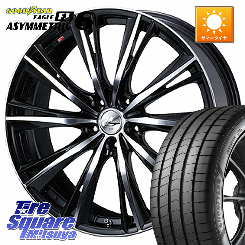 WEDS 33890 レオニス WX ウェッズ Leonis ホイール 17インチ 17 X 7.0J +47 5穴 114.3 グッドイヤー EA..