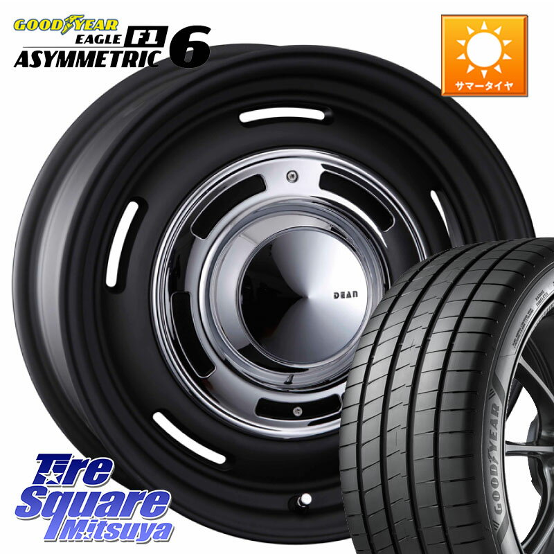CRIMSON ディーン クロスカントリー ブラック 17インチ 欠品次回12月中〜末予定 17 X 7.0J(BMW F48) +47 5穴 112 グッドイヤー EAGLE F1 ASYMMETRIC 6 サマータイヤ 225/55R17 BMW X1 F48