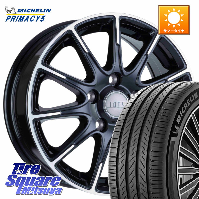 阿部商会 TIRADO IOTA イオタ ホイール 16インチ 16 X 6.5J +48 5穴 100 ミシュラン PRIMACY5 プライマシー5 91W 正規 205/55R16 210系カローラスポーツ 50系プリウス BRZ・86・GR86