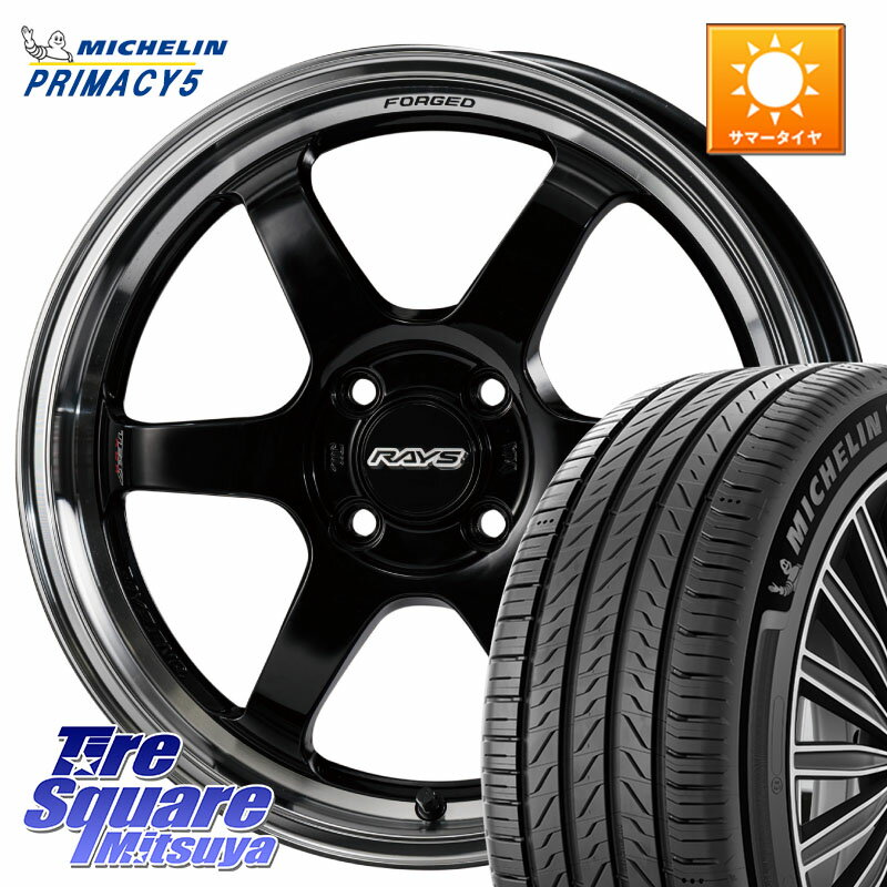 RAYS 【欠品次回2~3月】 VOLK RACING TE37 KCR PROGRESSIVE MODEL KCR ホイール 16インチ 16 X 6.0J +42 4穴 100 ミシュラン PRIMACY5 プライマシー5 91W XL 正規 195/55R16