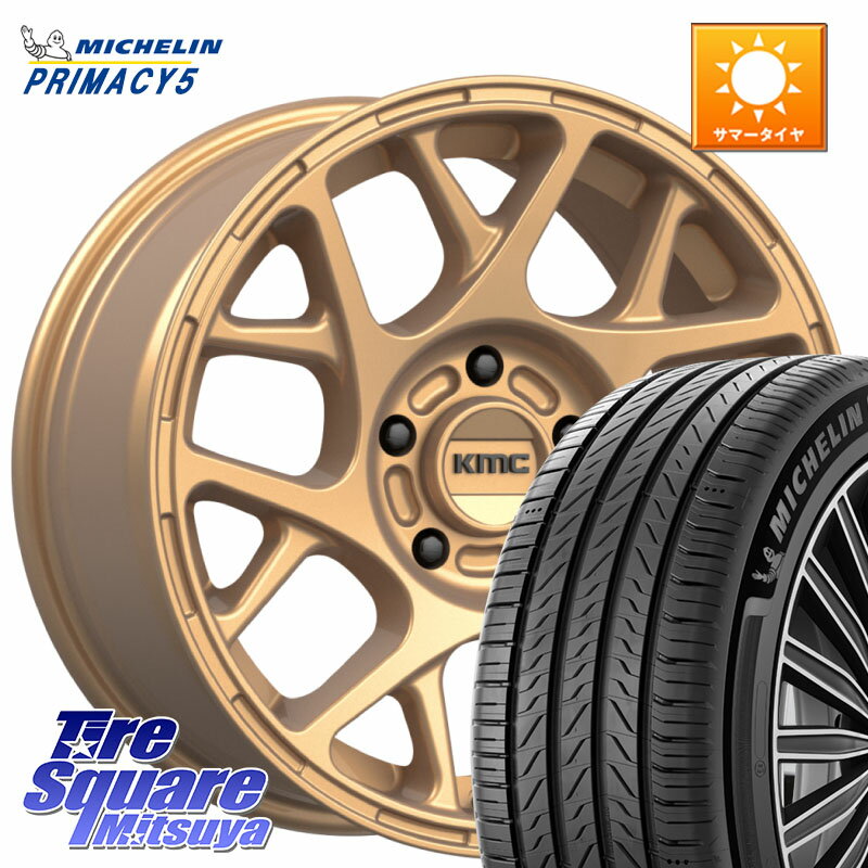 KMC KM708 BULLY ホイール 17インチ 専用Nut別売 17 X 8.0J +38 5穴 114.3 ミシュラン PRIMACY5 プライ..