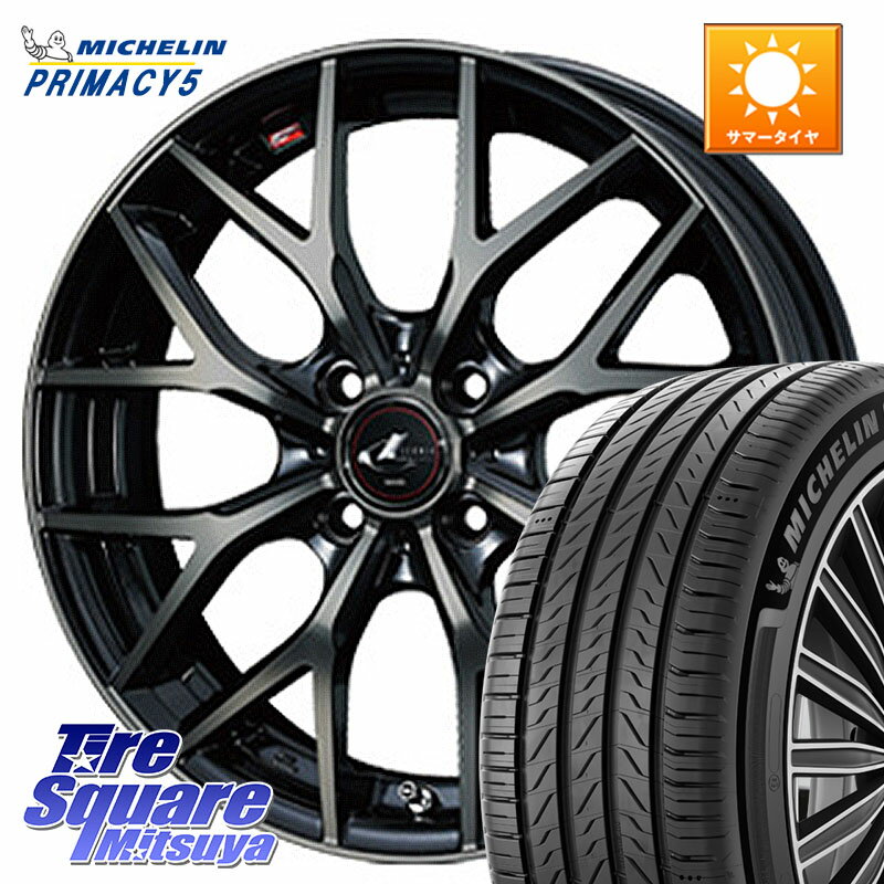 WEDS レオニス MX ウェッズ Leonis ホイール 16インチ 16 X 6.0J +42 4穴 100 ミシュラン PRIMACY5 プライマシー5 91W XL 正規 195/55R16