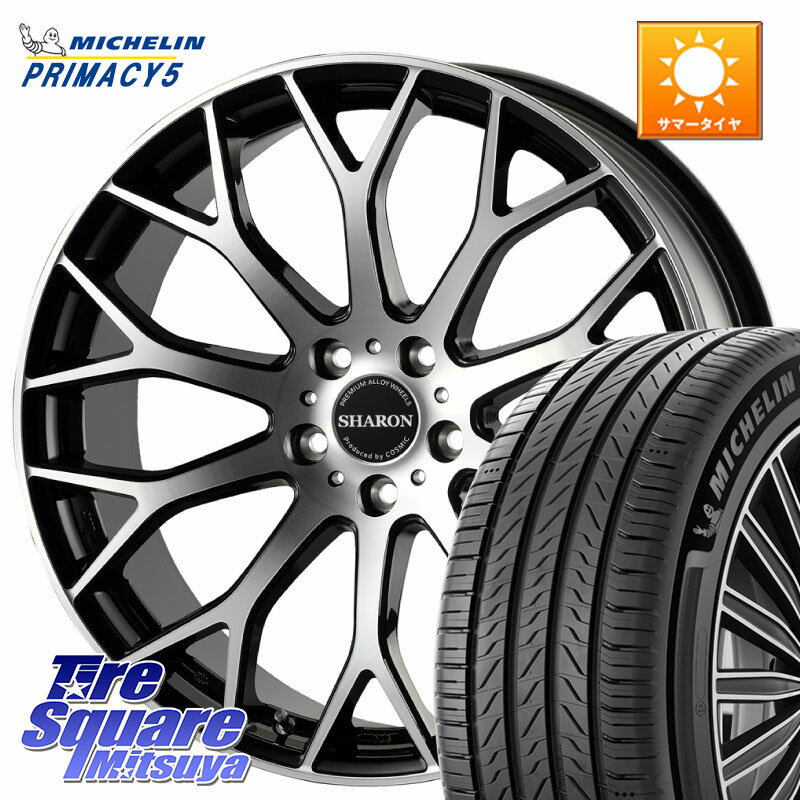 コスミック ヴェネルディ SHARON シャロン 19 X 8.0J +42 5穴 114.3 ミシュラン PRIMACY5 プライマシー5 102W XL 正規 245/45R19 デリカD:5 SL系フォレスター