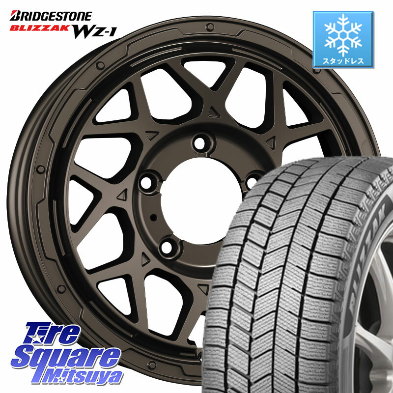 ブリヂストン BLIZZAK WZ-1 WZ1 2025年製 ブリザック スタッドレス ミツヤ 215/70R16 SUPER STAR LODIO DRIVE ロディオドライブ 8M MONO モノ 16 X 5.5J +20 5穴 139.7 ジムニー専用(要オーバーフェンダー等)