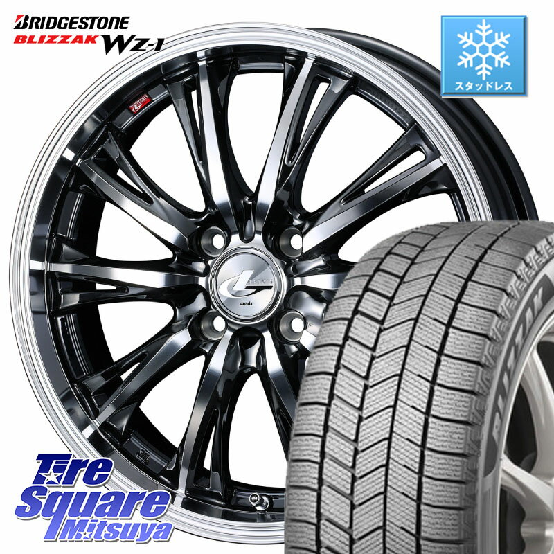 ブリヂストン BLIZZAK WZ-1 WZ1 2025年製 在庫● ブリザック スタッドレス ミツヤ 205/65R16 WEDS 41165 LEONIS ...