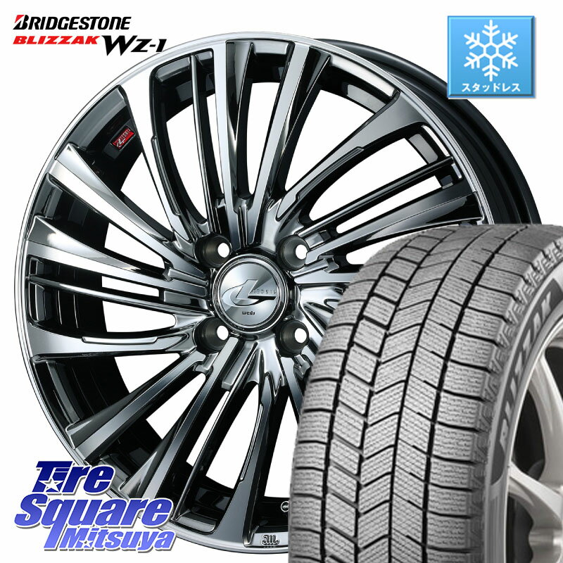 ブリヂストン BLIZZAK WZ-1 WZ1 2025年製 在庫● ブリザック スタッドレス ミツヤ 205/65R16 WEDS ウェッズ weds レオニ...