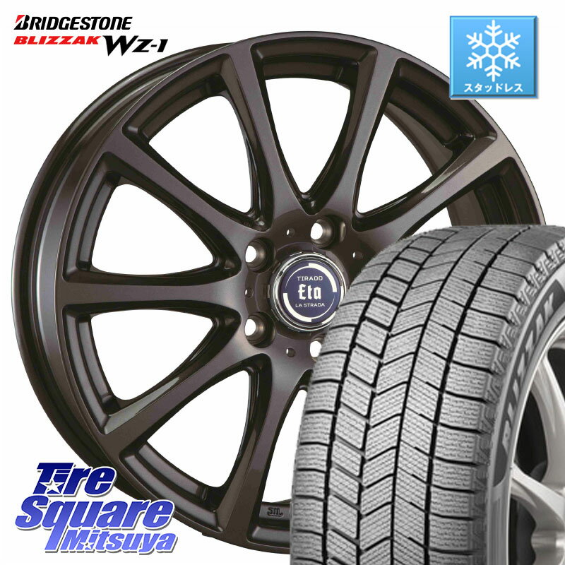 ブリヂストン BLIZZAK WZ-1 WZ1 2025年製 ブリザック スタッドレスミツヤ 【欠品次回11月下旬】 225/60R18 阿部商会 ティラード イータ 18 X 7.5J +38 5穴 114.3 50系RAV4 80系ハリアー BT5レガシィアウトバック