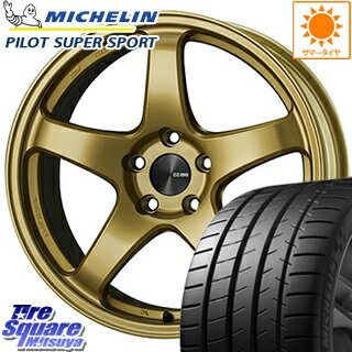 【予告5/10 Rカードで最大46倍！】 ENKEI PerformanceLine PF05 ホイールセット 19インチ 19 X 8.0J +45 5穴 114.3ミシュラン Pilot Super Sport ★ 正規品 サマータイヤ 245/35R19