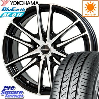 YOKOHAMA ヨコハマ ブルーアース AE-01F サマータイヤ 215/60R16 HotStuff Laffite　ラフィット LW-03 ホイールセット 4本 16インチ ●3月末迄特価 16 X 6.5 +38 5穴 114.3