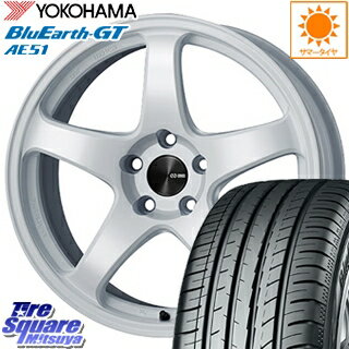 【4/15はRカードで最大44倍】 ENKEI PerformanceLine PF05 ホイールセット 18インチ 18 X 8.0J +45 5穴 114.3YOKOHAMA ヨコハマ ブルーアースGT AE51 サマータイヤ 235/50R18