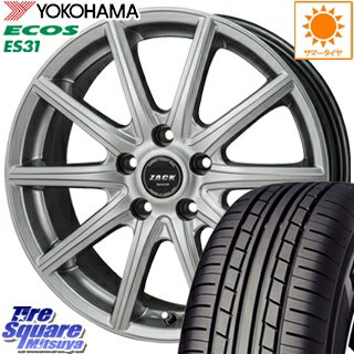 【予告!11月5日(火)楽天カードde最大P39倍】 YOKOHAMA ヨコハマ エコス ECOS ES31 サマータイヤ 215/60R16 Japan三陽 ZACK Sport01 ホイールセット 4本 16インチ 16 X 6.5 +38 5穴 114.3
