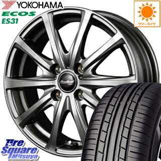 YOKOHAMA ヨコハマ エコス ECOS ES31 サマータイヤ 175/65R14 MANARAY EuroSpeed ユーロスピード V25 ホイールセット 4本 14インチ 14 X 5.5 +38 4穴 100