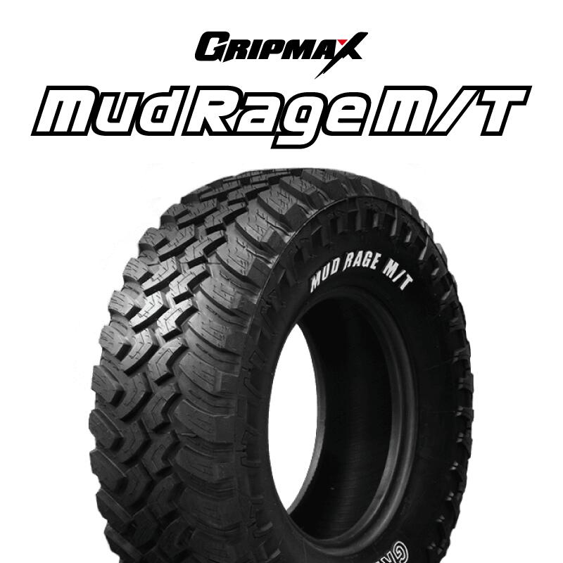 【取付対象】【2本以上からの販売】GRIPMAX MUD Rage MT M/T アウトラインホワイトレター 235/70R16 1本価格 タイヤのみ サマータイヤ 16インチ