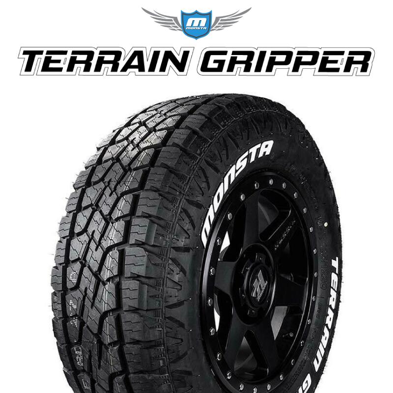 【取付対象】【2本以上からの販売】MONSTA TIRE TERRAIN GRIPPER ALL TERRAIN ホワイトレター 265/50R20 1本価格 タイヤのみ サマータイヤ 20インチ