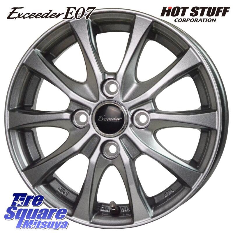 HotStuff Exceeder E07 エクシーダー ホイール 15インチ 15 X 5.5J +43 4穴 100 グッドイヤー EfficientGrip Performance エフィシェントグリップ パフォーマンス 正規品 新車装着 サマータイヤ 185/55R15 フィット ノート サクシード