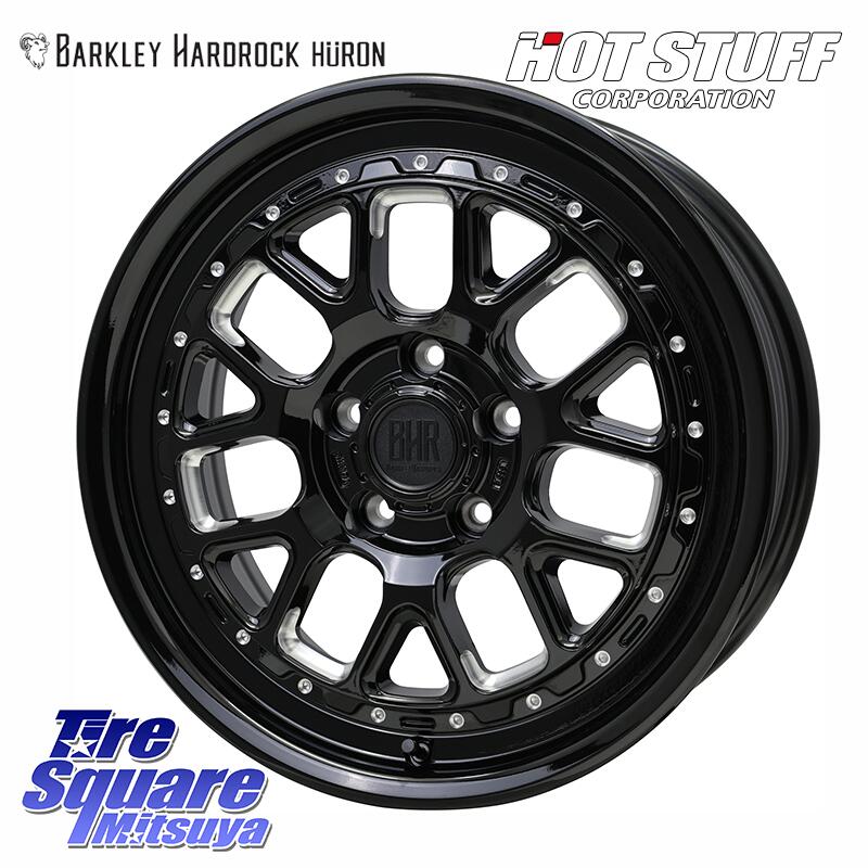 HotStuff BARKLEY HARDROCK HURON ホイール 16インチ 16 X 7.0J +38 5穴 114.3 YOKOHAMA F8332 ヨコハマ BluEarth AE01F 215/60R16