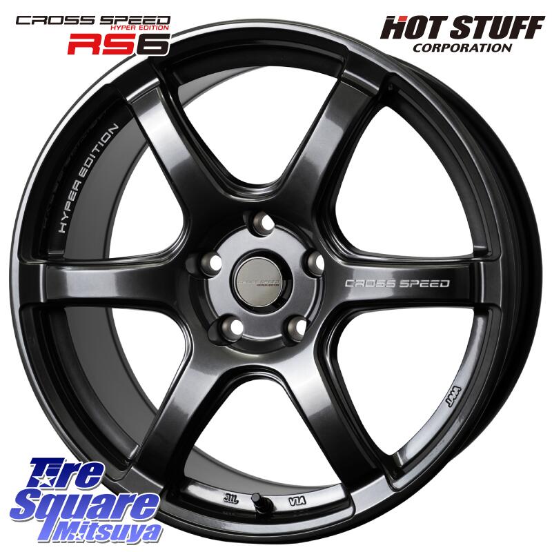 HotStuff クロススピード RS6 軽量ホイール 17インチ 17 X 7.5J +48 5穴 100 KUMHO ECSTA PS31 エクスタ サマータイヤ 215/45R17 プリウス 86